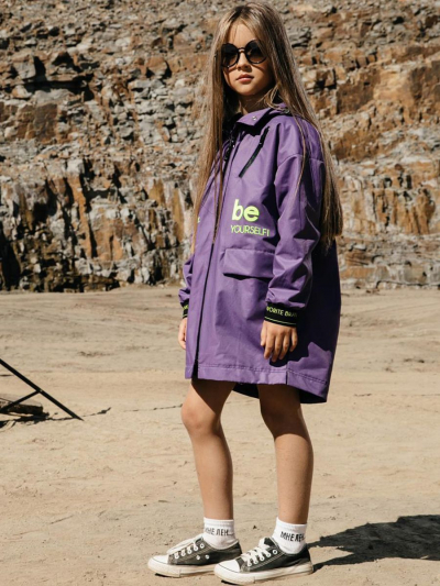 Куртки длинные Куртка Фиолетовый